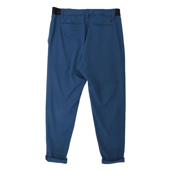 New Men's Adidas Pin Roll Golf Pant Academy 32x30 (32x27 actual) Navy Blue - Picture 3 of 11